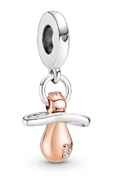 Sterling Silver Charms featuring a Heart-Shaped Love Pendant and Hollow Flower Beads