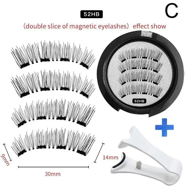 Glam Magnetic Reusable Eyelashes Set