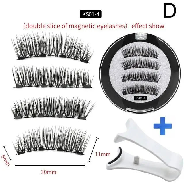 Glam Magnetic Reusable Eyelashes Set