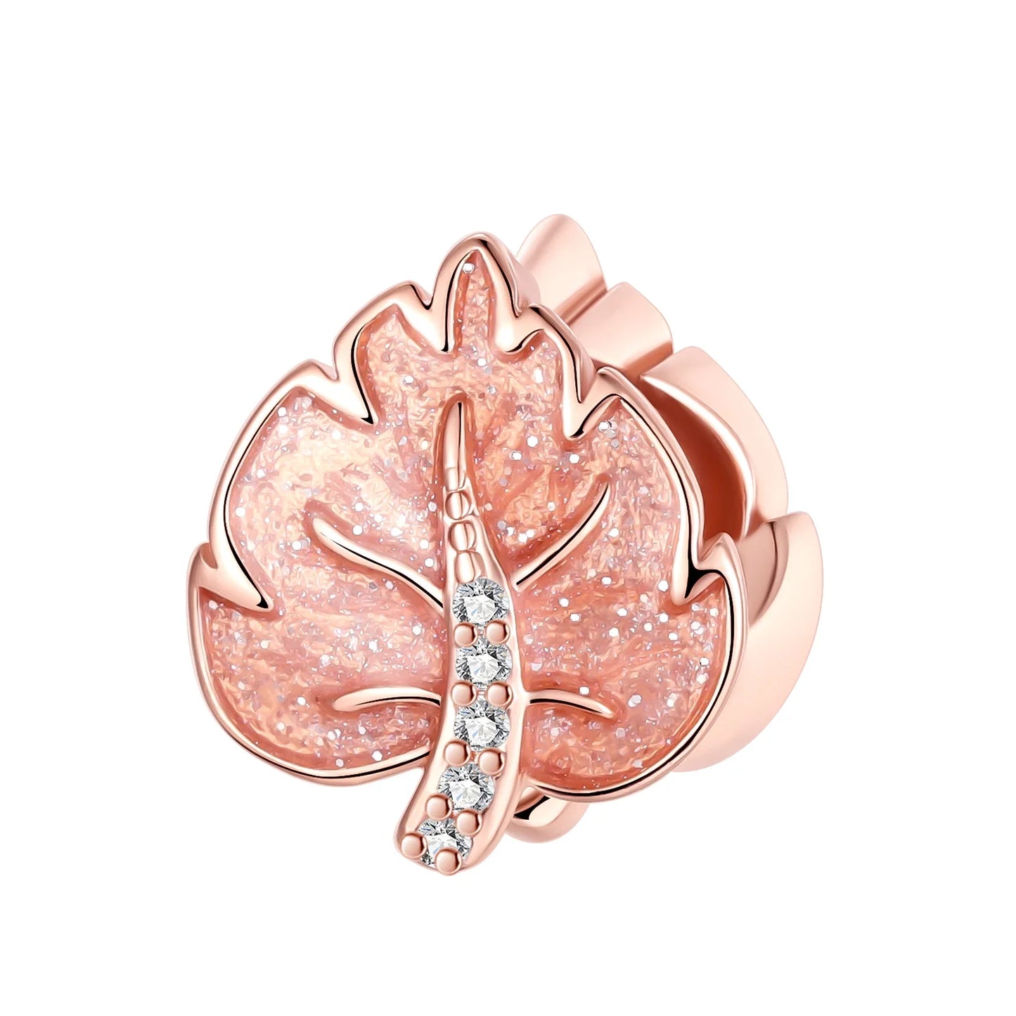Sterling Silver Charms featuring a Heart-Shaped Love Pendant and Hollow Flower Beads