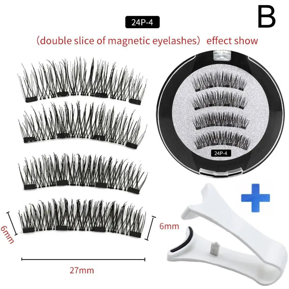 Glam Magnetic Reusable Eyelashes Set