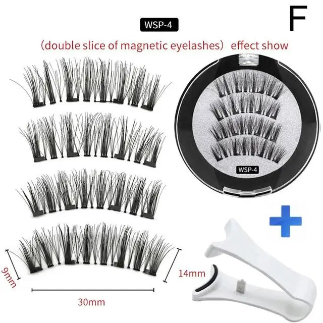 Glam Magnetic Reusable Eyelashes Set