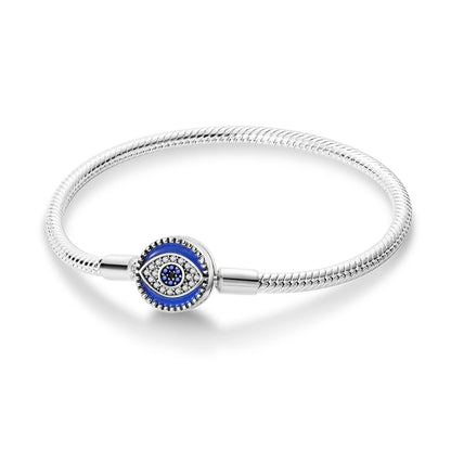 Elegant Silver Charm Bracelet