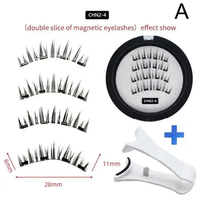 Glam Magnetic Reusable Eyelashes Set
