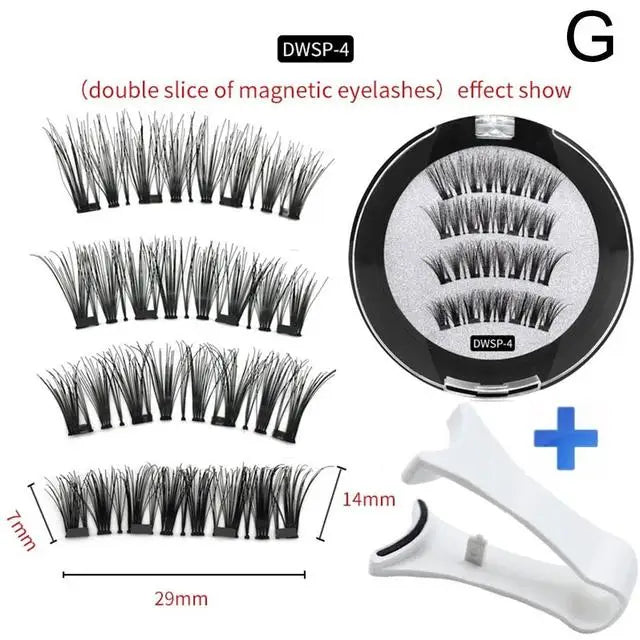 Glam Magnetic Reusable Eyelashes Set