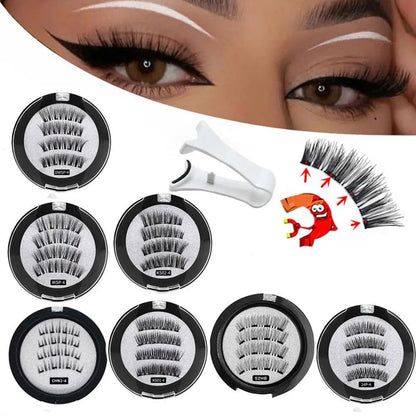 Glam Magnetic Reusable Eyelashes Set