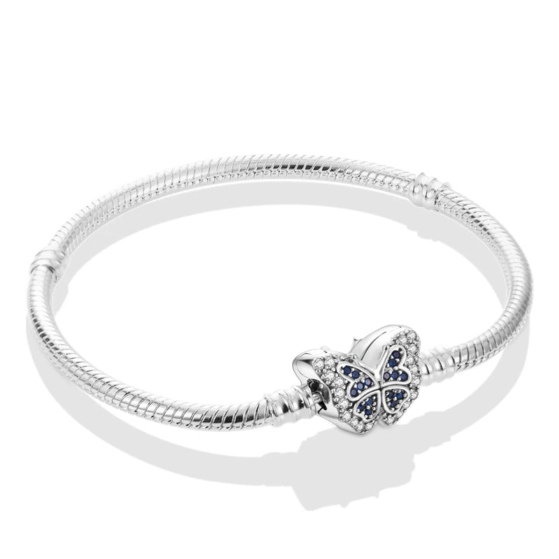 Elegant Silver Charm Bracelet