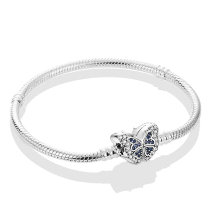 Elegant Silver Charm Bracelet
